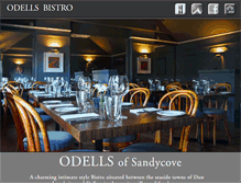 Tablet Screenshot of odellsbistro.com